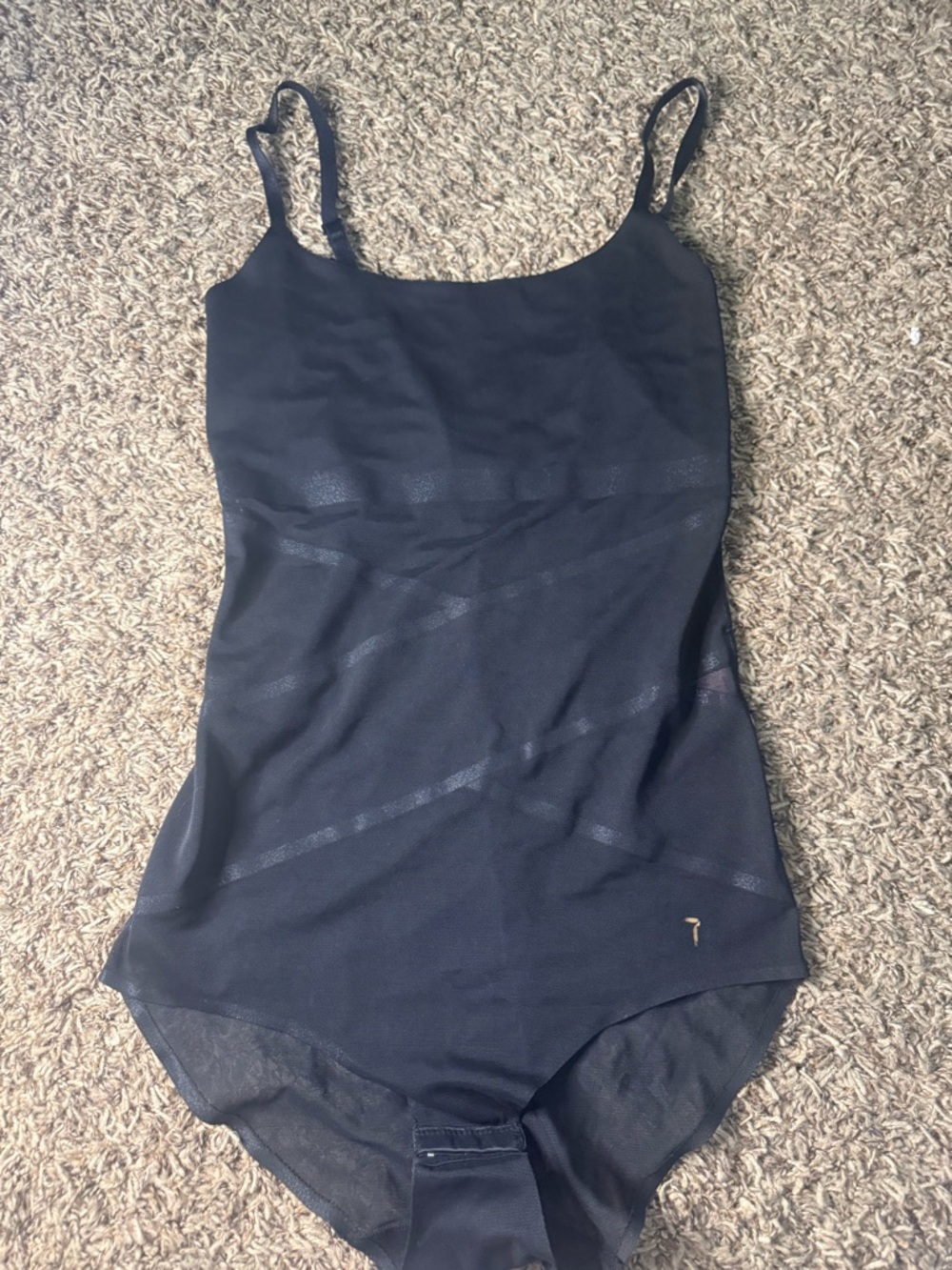 Juicy‎ Couture Black Intimates Bodysuit Top with Pink Label